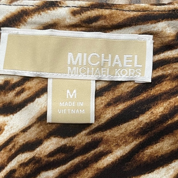 MICHAEL Michael Kors Animal Print Maxi Dress Size Medium - Picture 10 of 13
